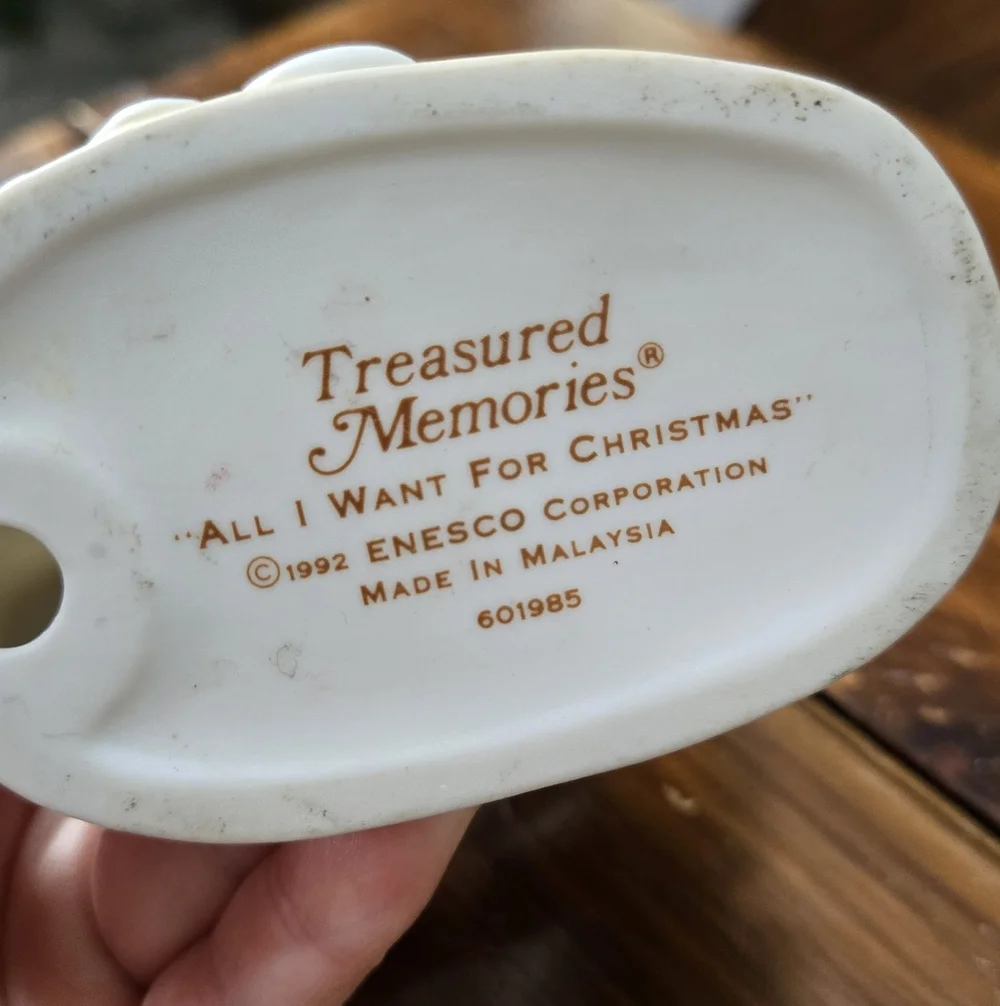 1992 Treasured Memories “ All I want for Christmas